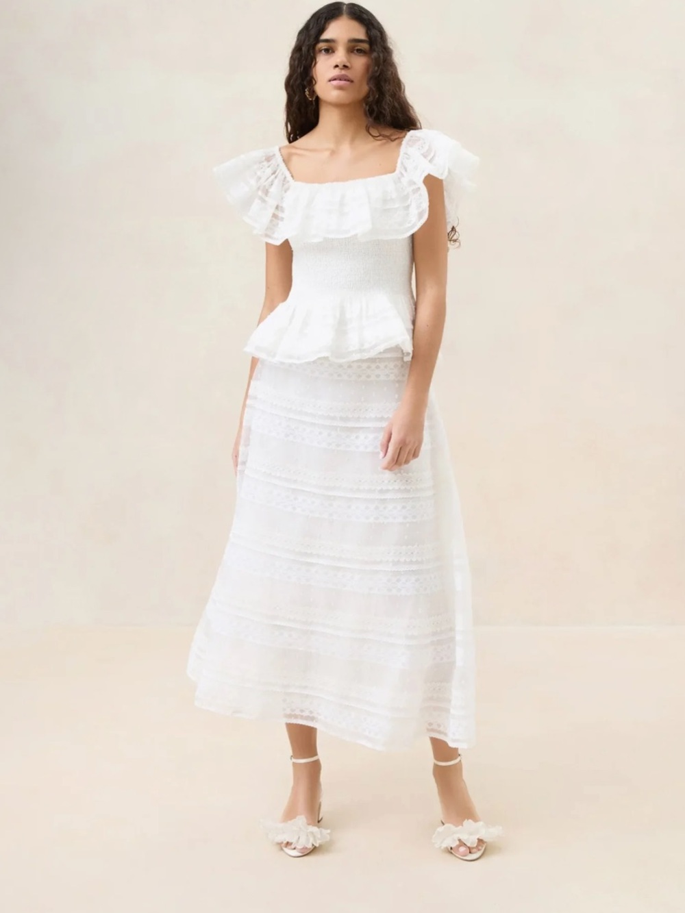 Loeffler Randall organza skirt
